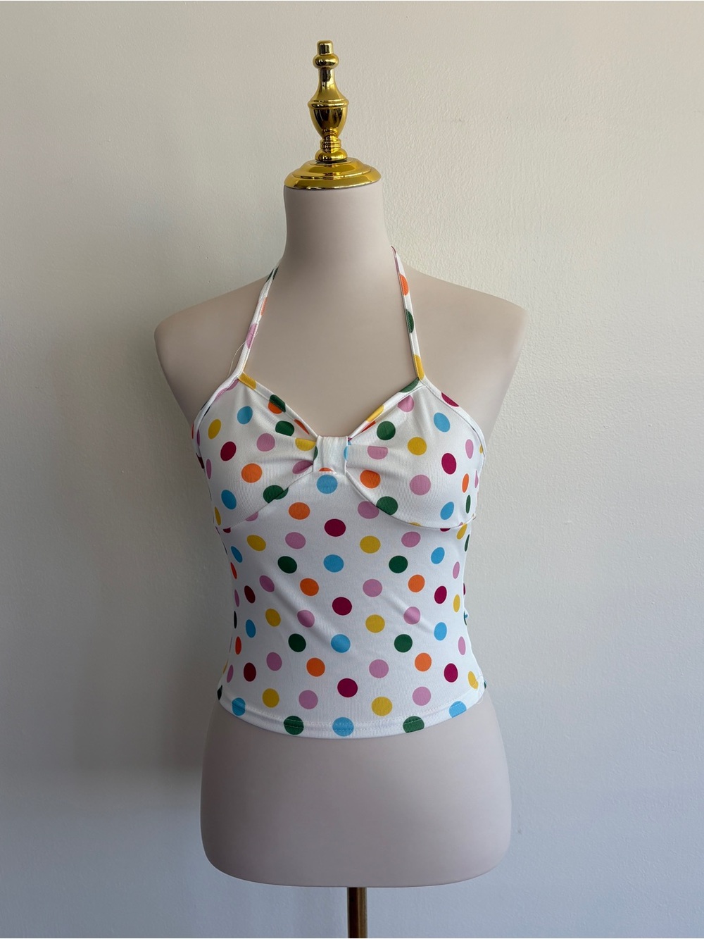 Polka Dot Halter Top